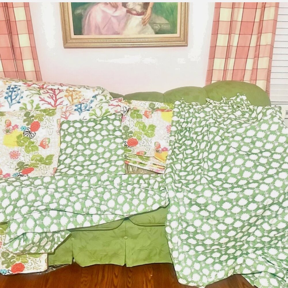 Window treatments & Shower Curtain CUSTOM  Dana Gibson /Stroheim $2800